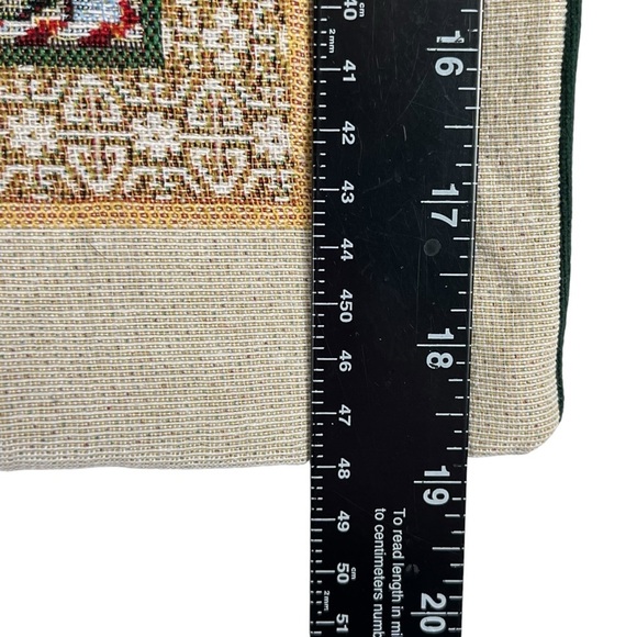 Christmas Tapestry Pillow Cover - Picture 5 of 7